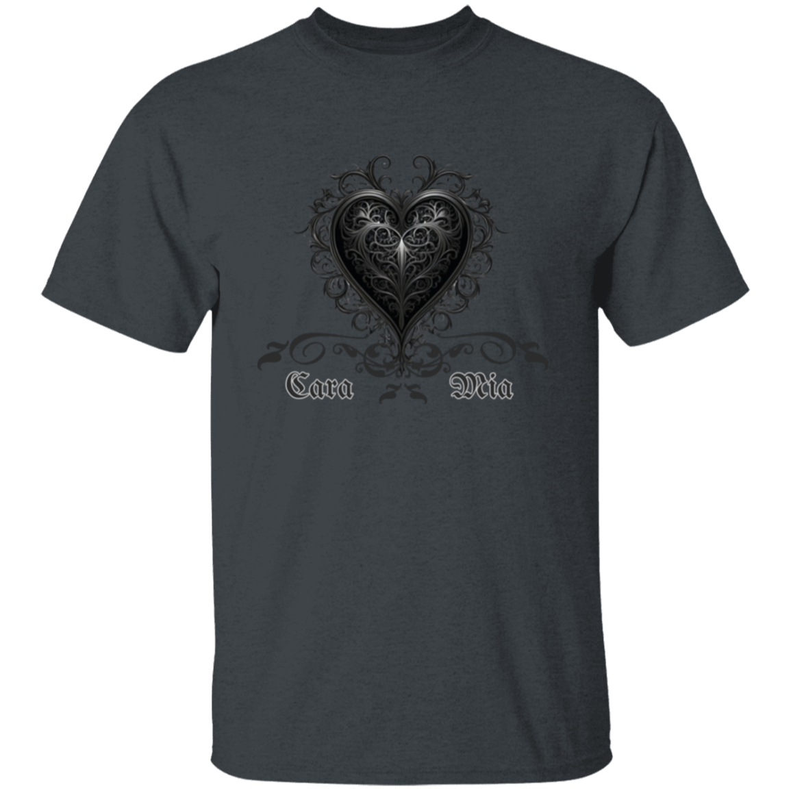 Cara Mia (Gothic style heart) T-Shirt