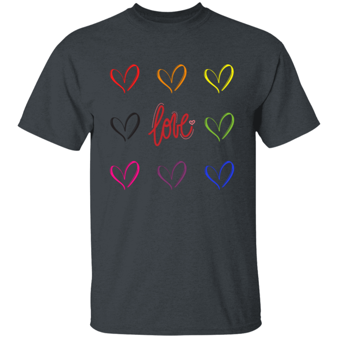 Rainbow Hearts T-Shirt