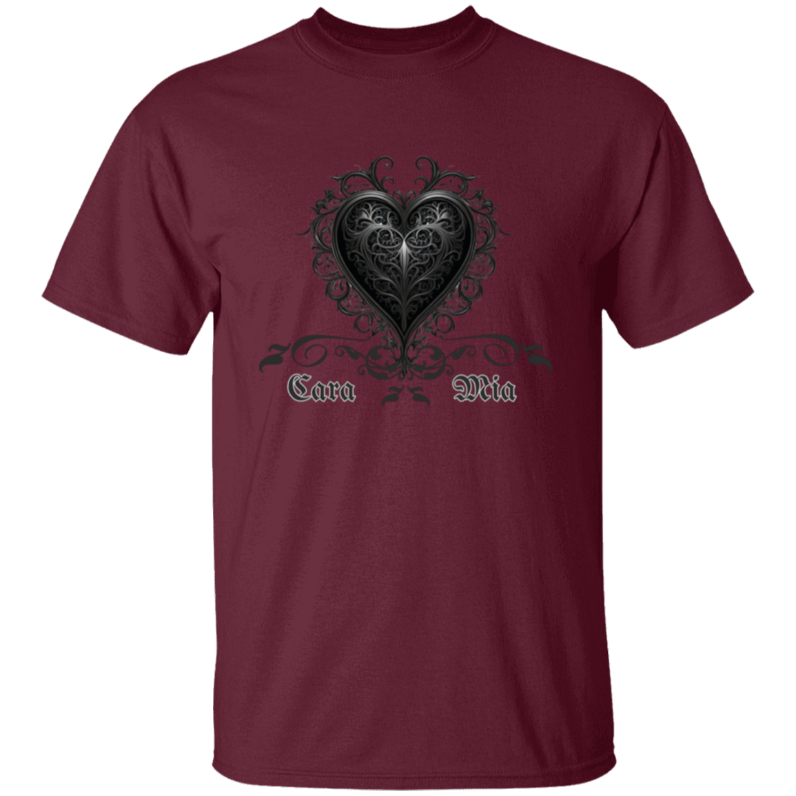 Cara Mia (Gothic style heart) T-Shirt