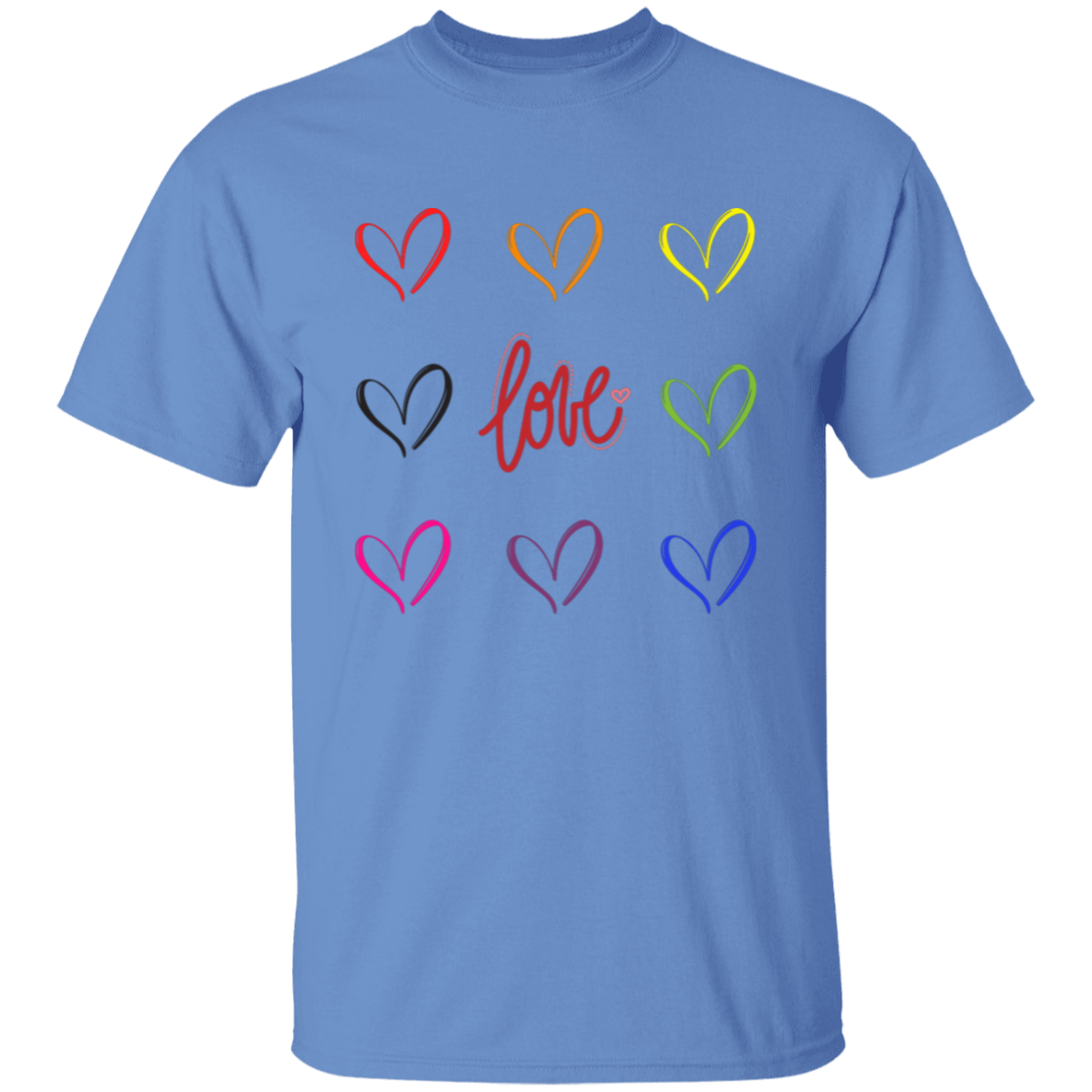 Rainbow Hearts T-Shirt