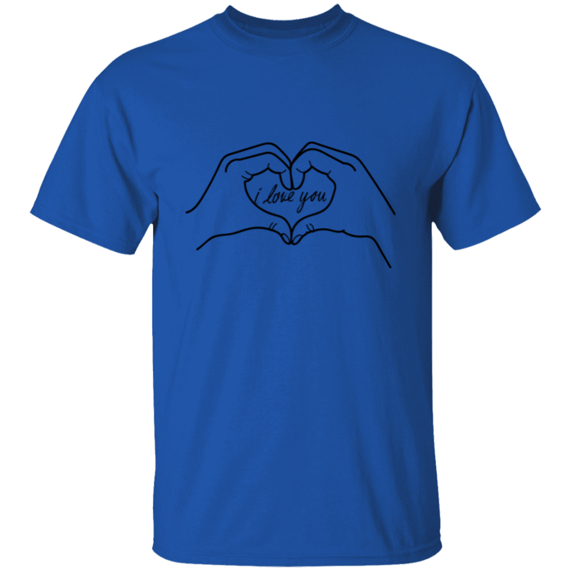 I Love You - Heart Shaped Hands T-Shirt