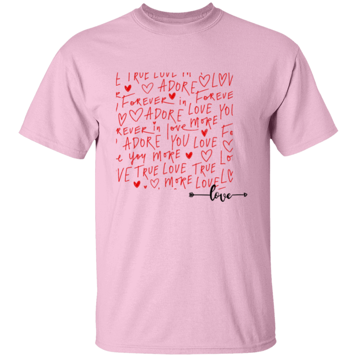 Amor - Camiseta con palabras de amor en diferentes idiomas