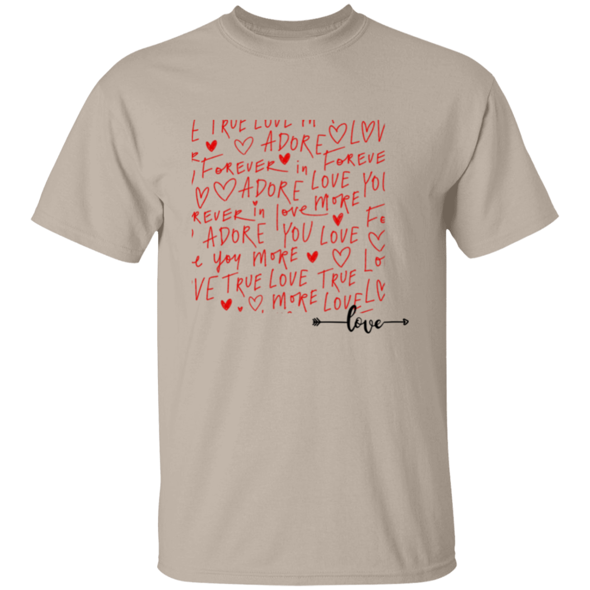 Amor - Camiseta con palabras de amor en diferentes idiomas