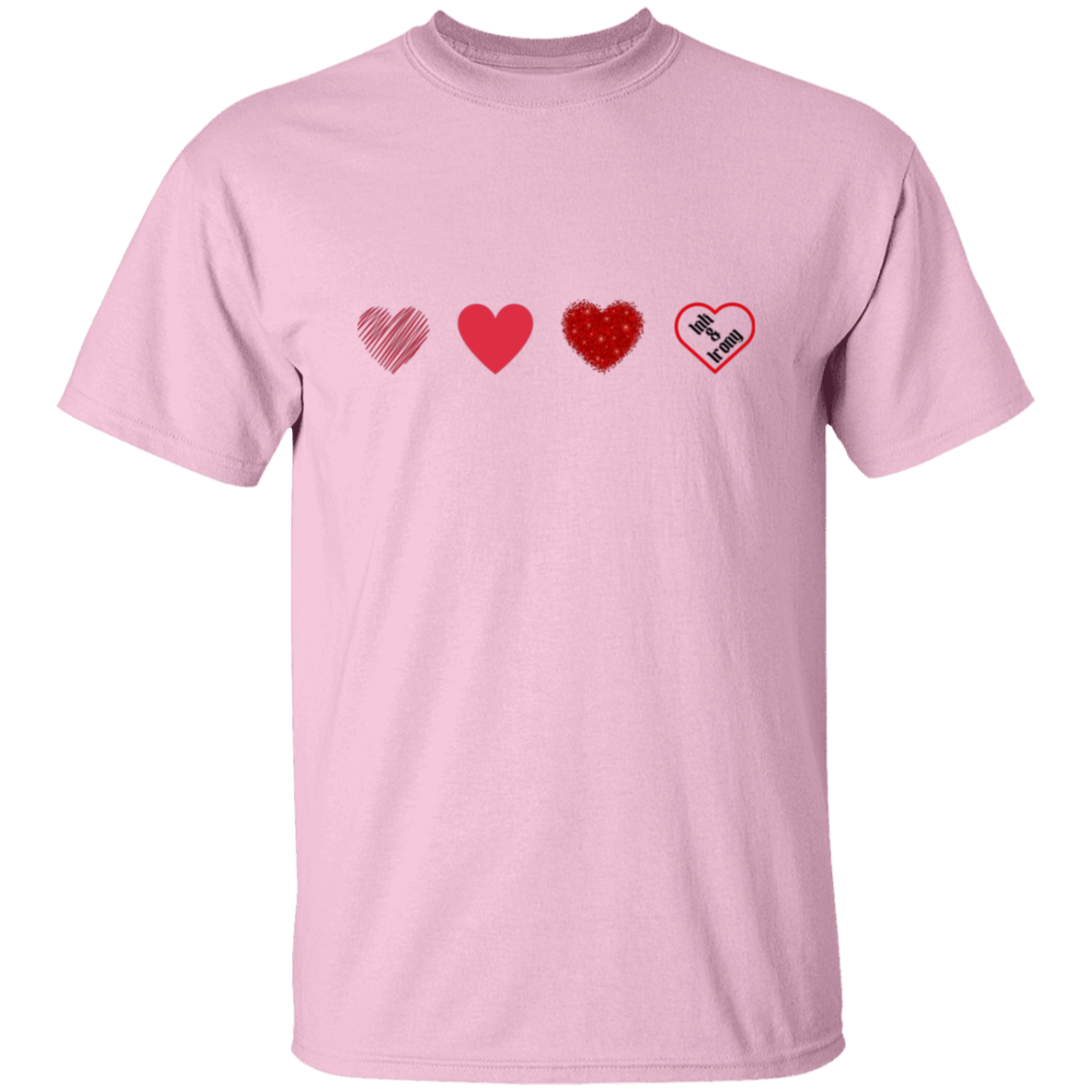 Red Heart Row T-Shirt