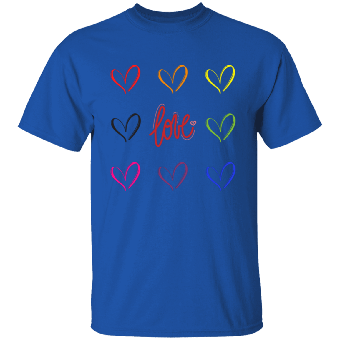 Rainbow Hearts T-Shirt