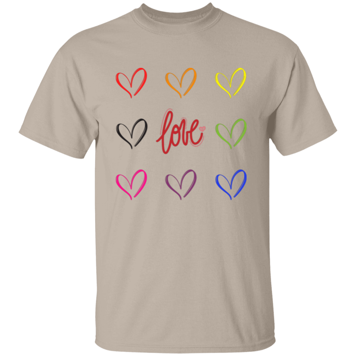 Rainbow Hearts T-Shirt