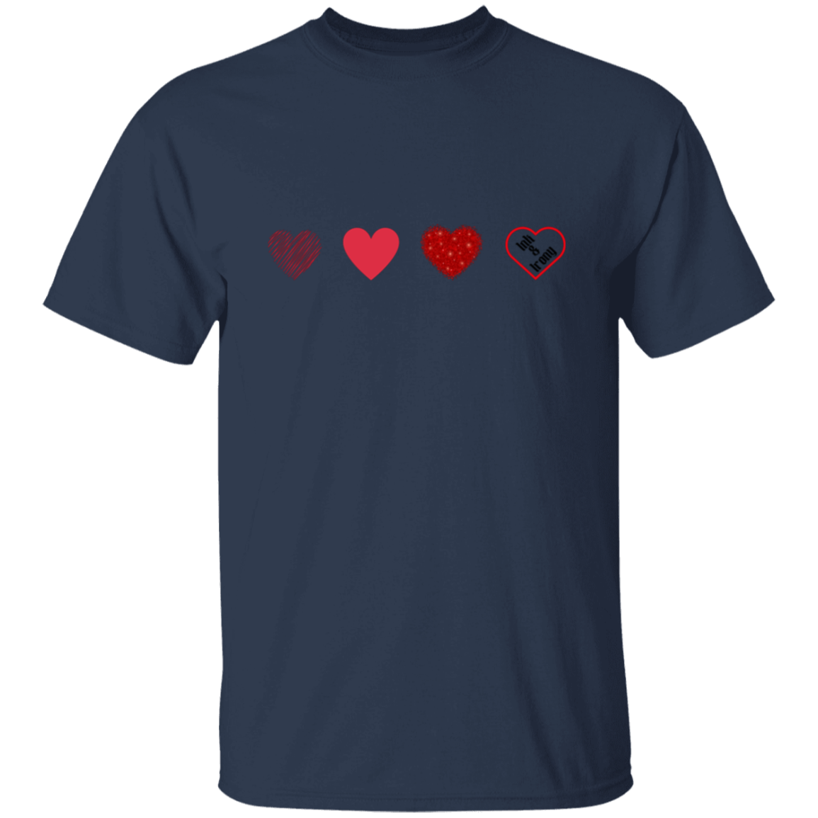 Red Heart Row T-Shirt