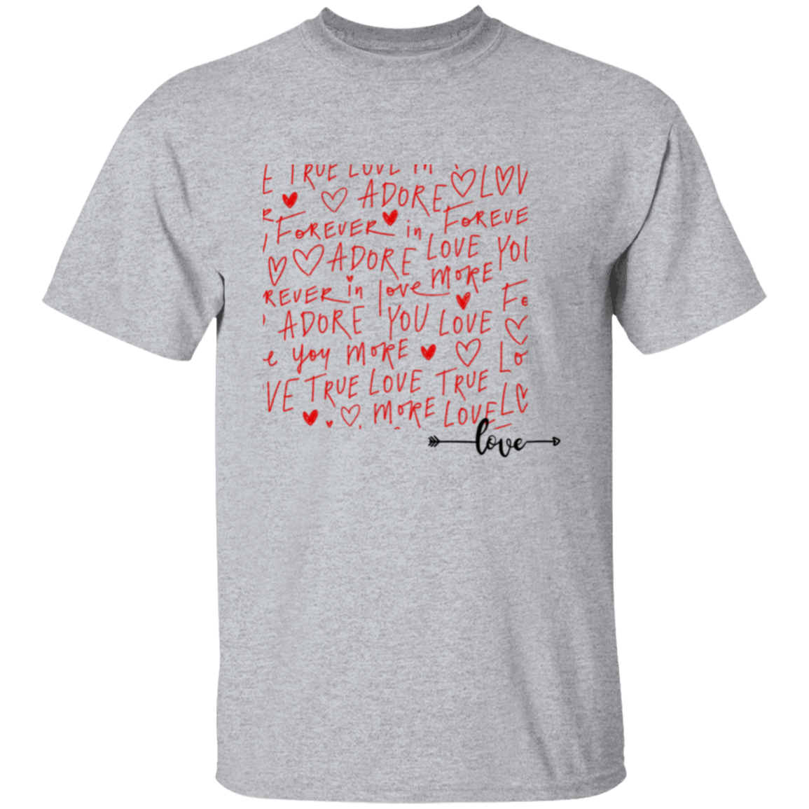 Amor - Camiseta con palabras de amor en diferentes idiomas