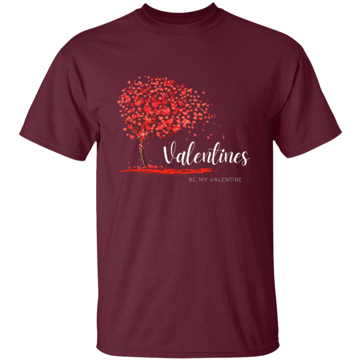 Sé mi Valentín - Camiseta con árbol