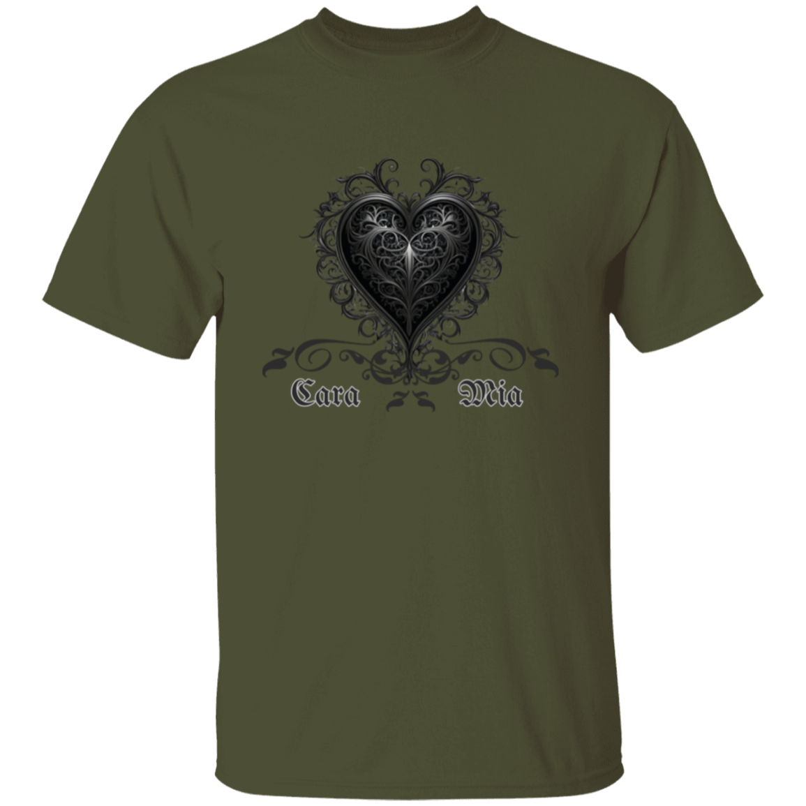 Cara Mia (Gothic style heart) T-Shirt