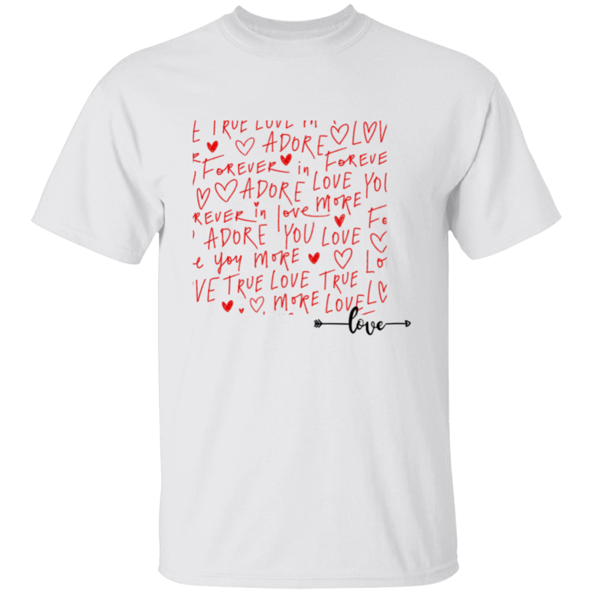 Amor - Camiseta con palabras de amor en diferentes idiomas