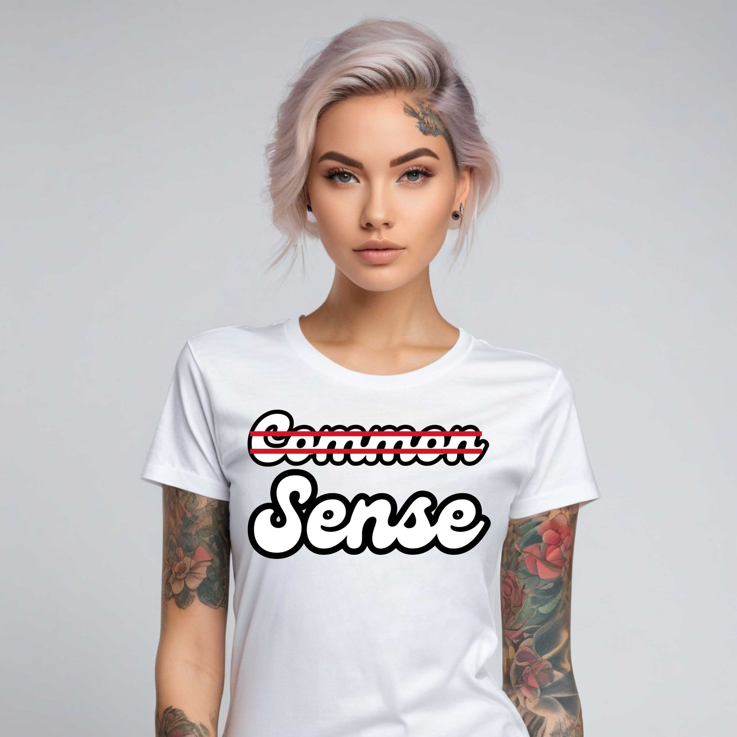 Camiseta sin sentido común